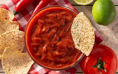 Fiery Mexican Salsa Roja
