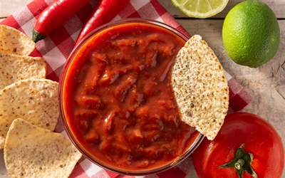 Fiery Mexican Salsa Roja