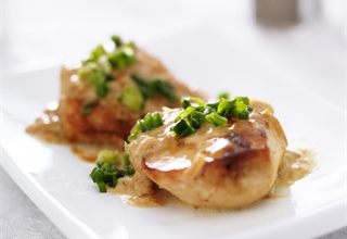 Chicken Fillet in Creamy Mustard and Honey Sauce