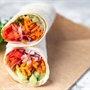 Colorful Veggie Wrap Fiesta