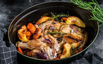 Oven-Roasted Lamb with Golden Potatoes