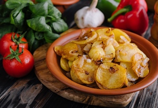 Grandma’s Skillet Potatoes with Sweet Caramelized Onions