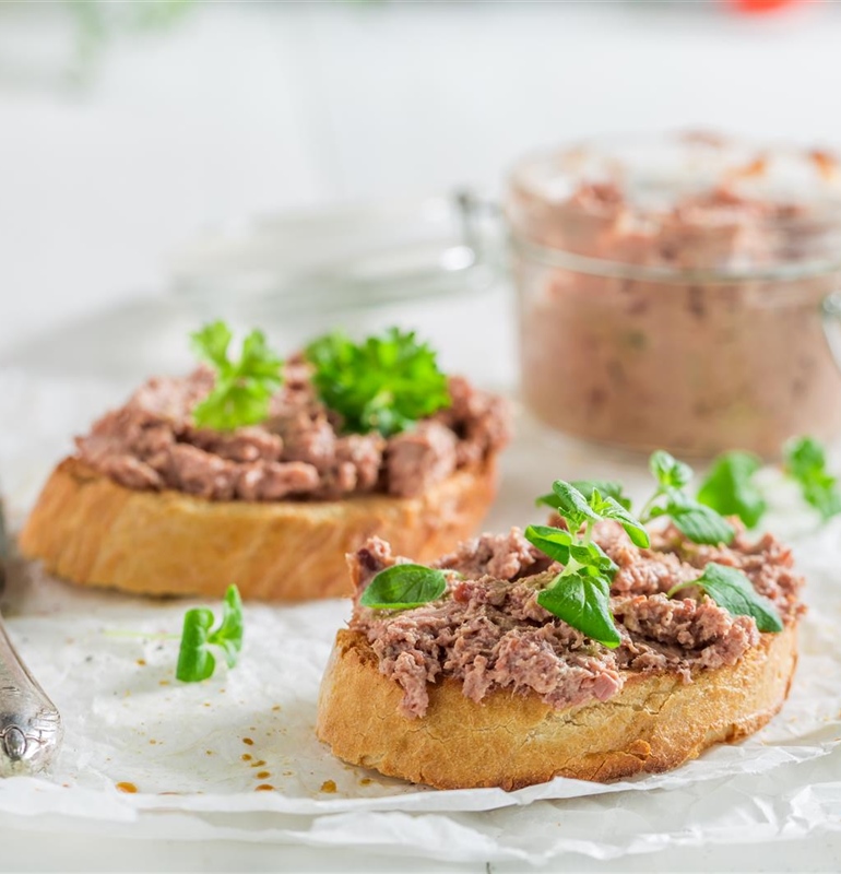 Seaside Tuna Pâté Canapés