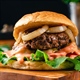 The Homestyle Burger with Freshly Baked Buns and Sweet Caramelized Onions