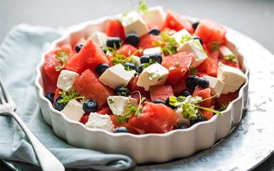 Refreshing Watermelon and Feta Summer Salad