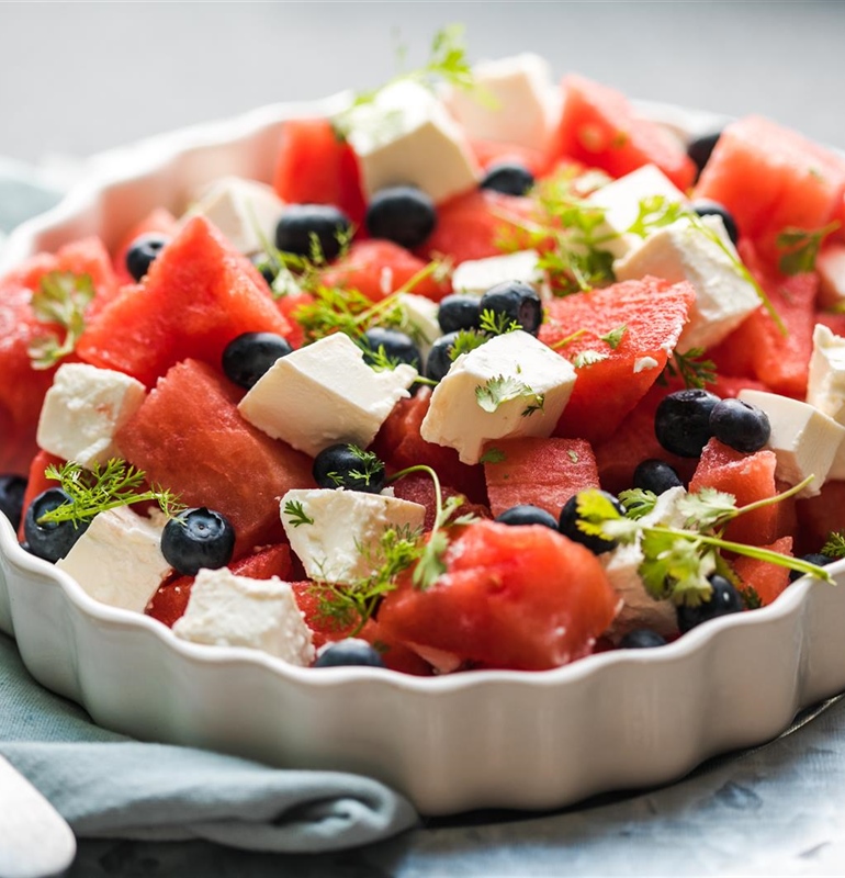 Refreshing Watermelon and Feta Summer Salad