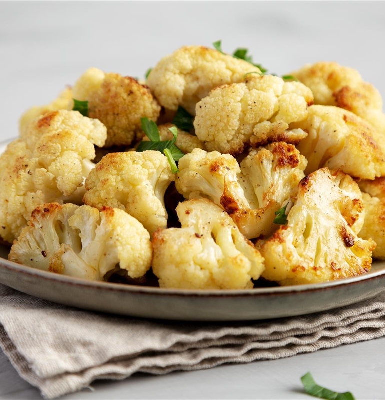 Roasted Cauliflower with Turmeric