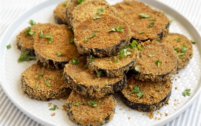 Breaded Fried Eggplant