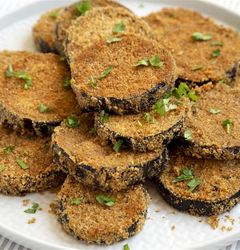 Breaded Fried Eggplant