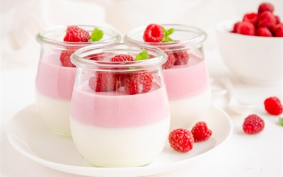 Velvety Raspberry Dream Panna Cotta