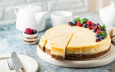 Classic New York Creamy Baked Cheesecake